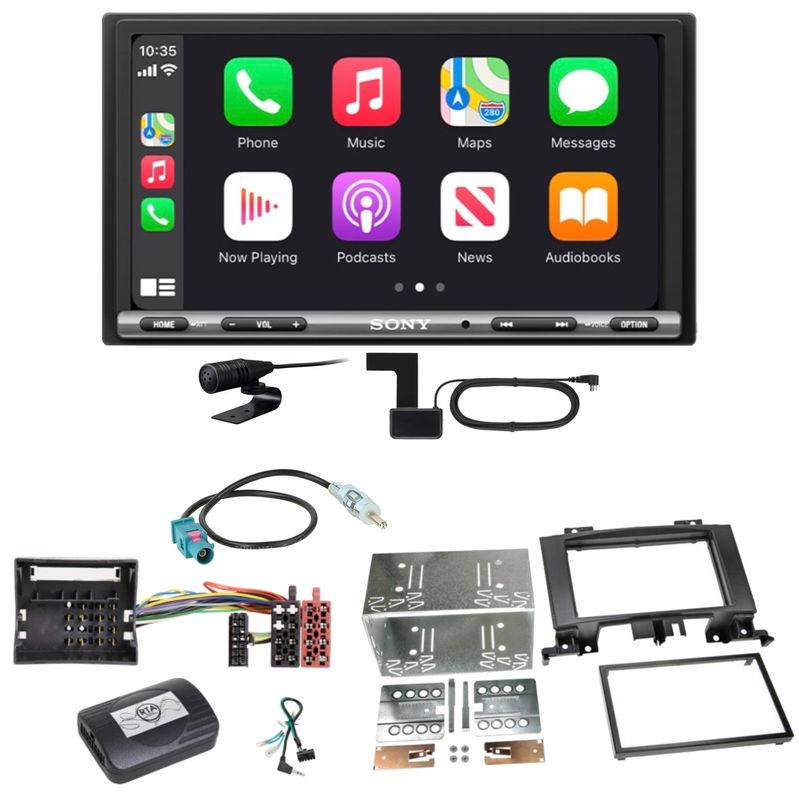 Sony XAV-AX3250 CarPlay Bluetooth Einbauset für Mercedes Sprinter W906 Crafter Sony XAV-AX3250 CarPlay Bluetooth Einbauset für Mercedes Sprinter W906 Crafter