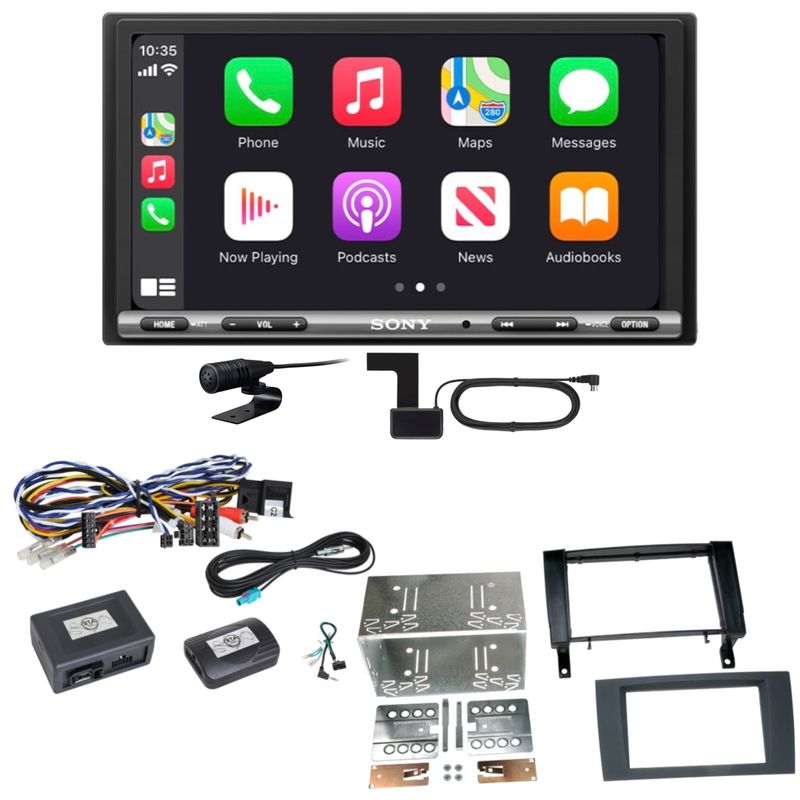 Sony XAV-AX3250 DAB+ Bluetooth USB Android Auto Einbauset für Mercedes SLK R171 Sony XAV-AX3250 DAB+ Bluetooth USB Android Auto Einbauset für Mercedes SLK R171