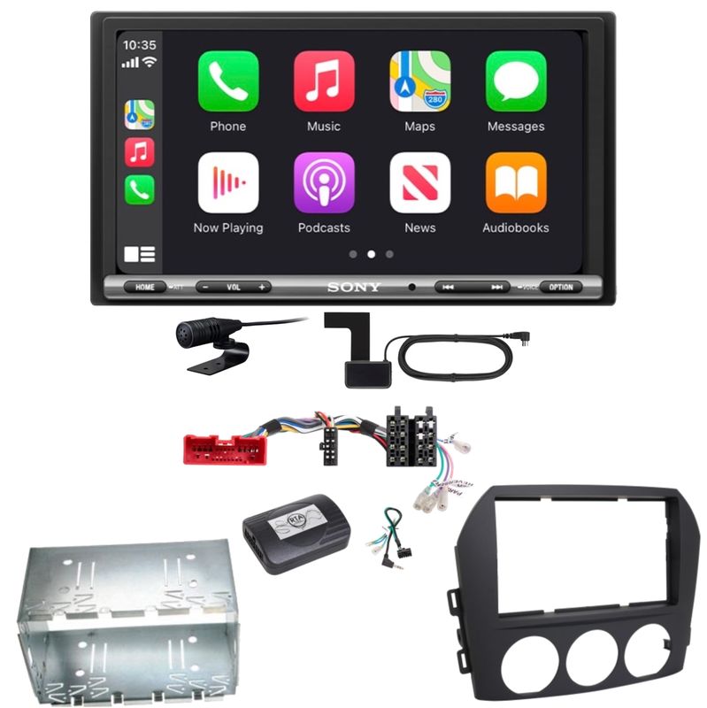 Sony XAV-AX3250 DAB+ Bluetooth CarPlay Android Auto Einbauset für Mazda MX-5 NC Sony XAV-AX3250 DAB+ Bluetooth CarPlay Android Auto Einbauset für Mazda MX-5 NC