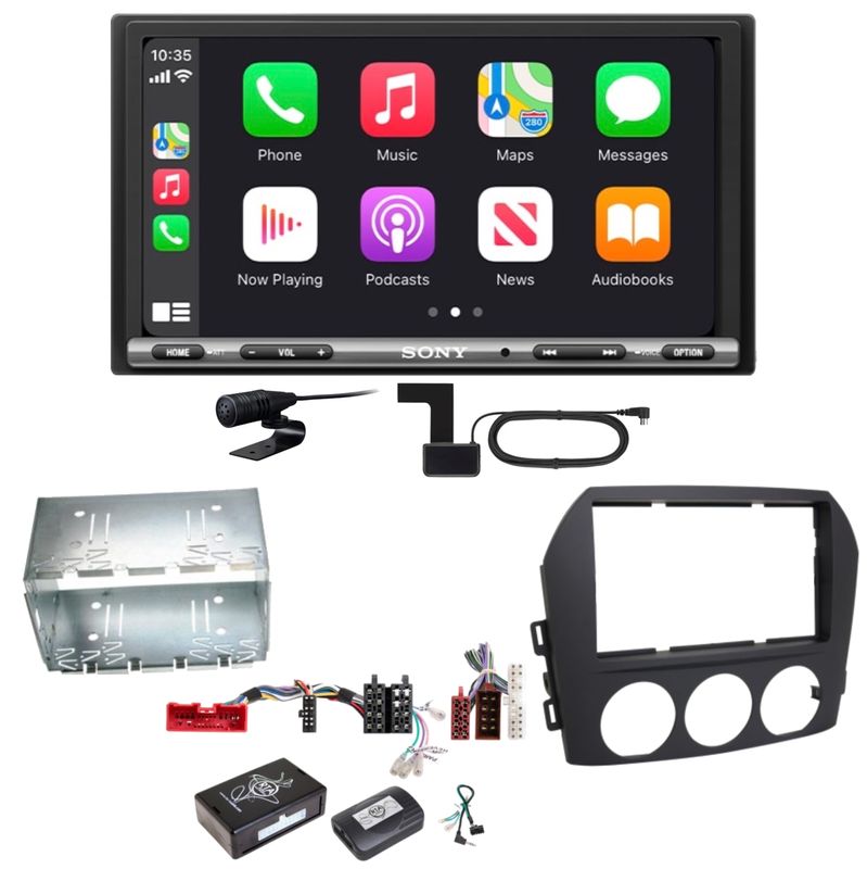 Sony XAV-AX3250 DAB+ Bluetooth CarPlay Android Auto Einbauset für Mazda MX-5 NC Sony XAV-AX3250 DAB+ Bluetooth CarPlay Android Auto Einbauset für Mazda MX-5 NC