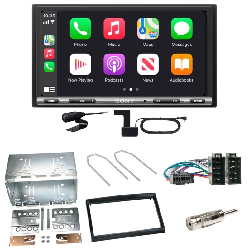 Sony XAV-AX3250 CarPlay Android Auto Einbauset für Peugeot 307 Citroen C2 C3 Sony XAV-AX3250 CarPlay Android Auto Einbauset für Peugeot 307 Citroen C2 C3