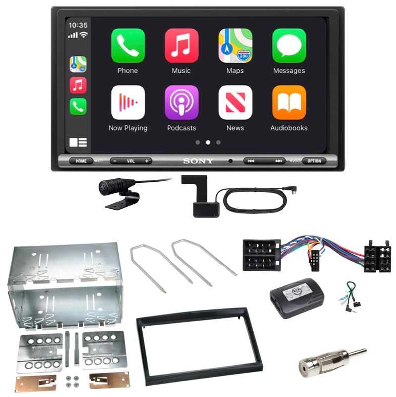 Sony XAV-AX3250 CarPlay Android Auto Einbauset für Peugeot 307 Citroen C2 C3 Sony XAV-AX3250 CarPlay Android Auto Einbauset für Peugeot 307 Citroen C2 C3