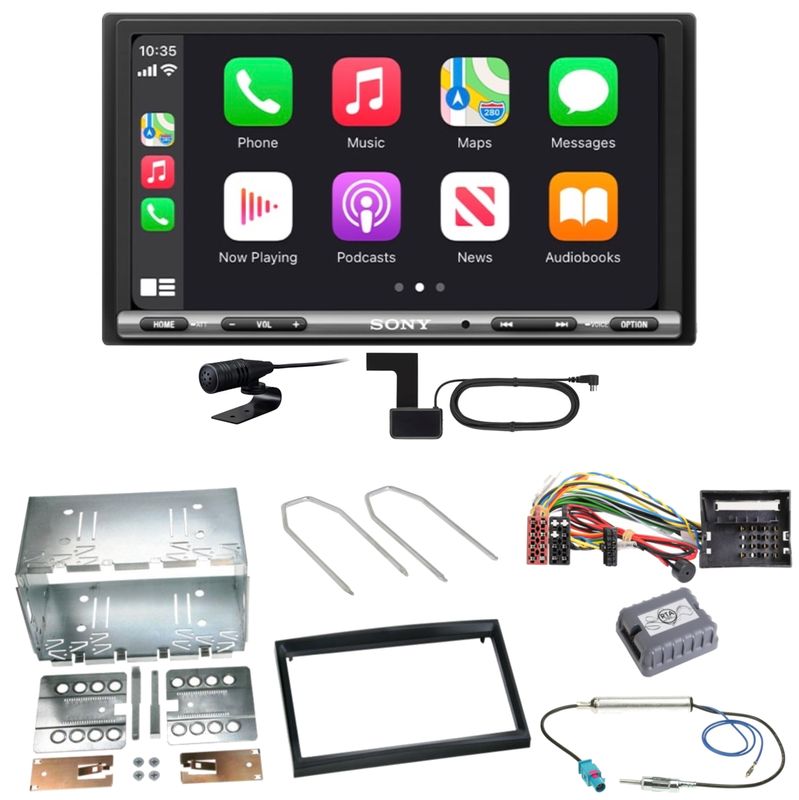 Sony XAV-AX3250 CarPlay Bluetooth Einbauset für Peugeot 207 307 Partner Expert Sony XAV-AX3250 CarPlay Bluetooth Einbauset für Peugeot 207 307 Partner Expert