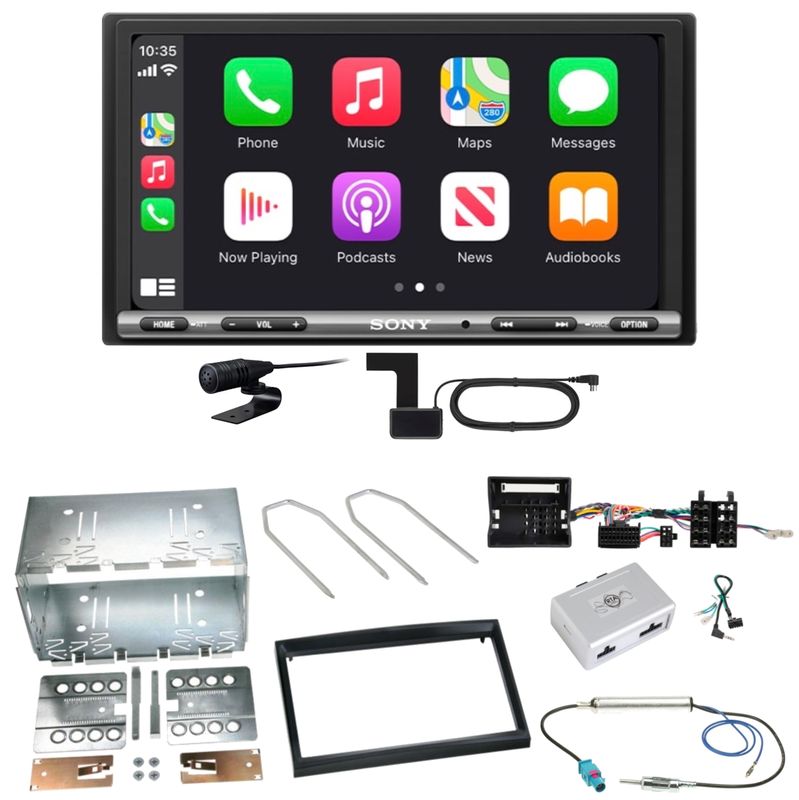 Sony XAV-AX3250 CarPlay Bluetooth Einbauset für Peugeot 207 307 Partner Expert Sony XAV-AX3250 CarPlay Bluetooth Einbauset für Peugeot 207 307 Partner Expert