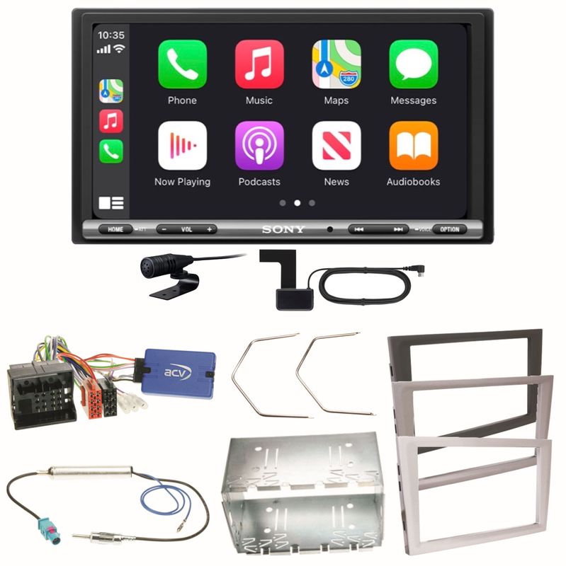 Sony XAV-AX3250 Android Auto Einbauset für Opel Signum Corsa C Tigra Twintop