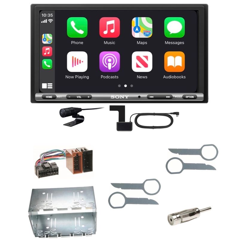 Sony XAV-AX3250 CarPlay Android Auto DAB+ Einbauset für Mercedes ML W163