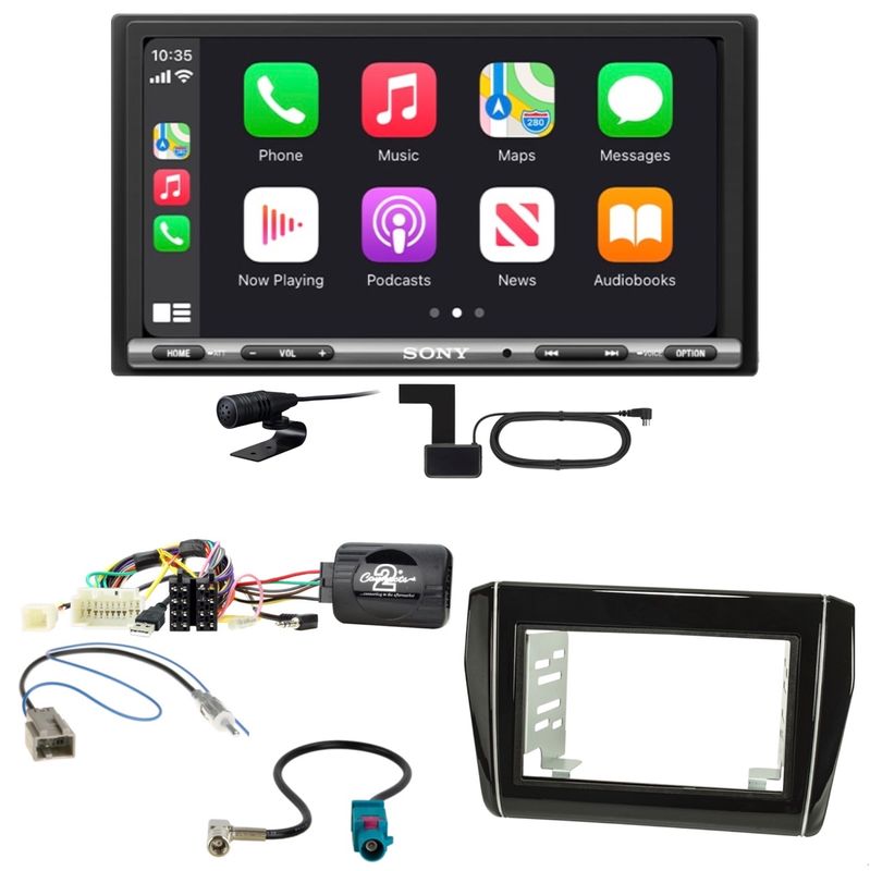 Sony XAV-AX3250 CarPlay Android Auto DAB+ Einbauset für Suzuki Swift AZ ab 2017