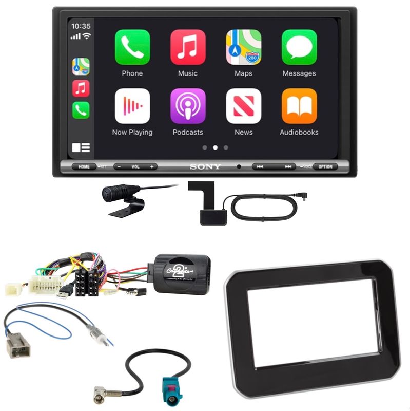 Sony XAV-AX3250 CarPlay Android Auto DAB+ Einbauset für Suzuki Ignis MF ab 2017