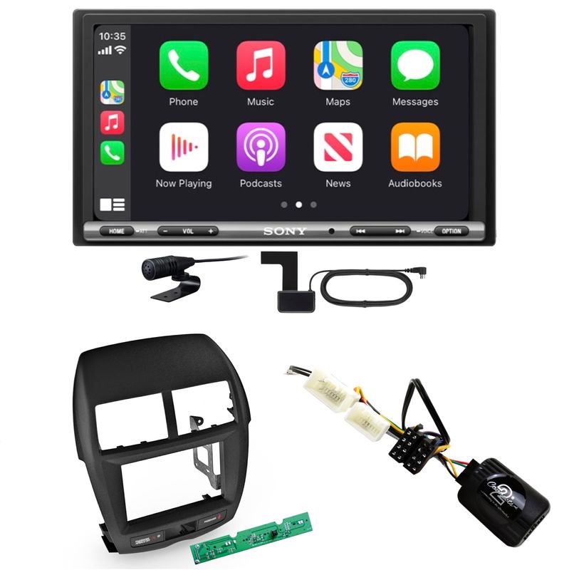 Sony XAV-AX3250 CarPlay Android Auto Einbauset für Mitsubishi ASX bis 2014