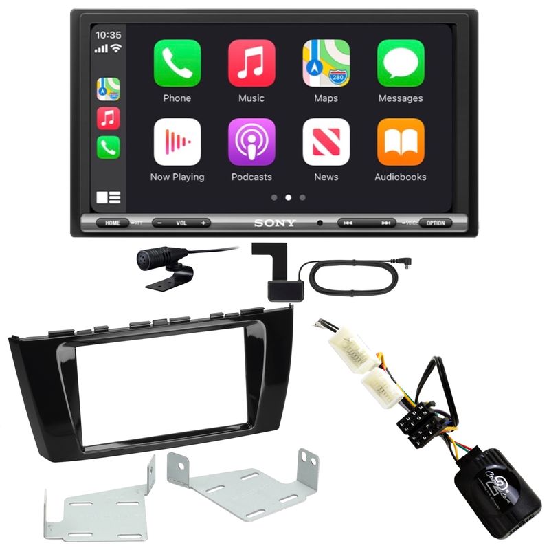 Sony XAV-AX3250 CarPlay Android Auto Einbauset für Mitsubishi Space Star