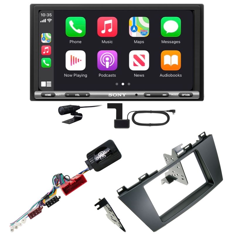 Sony XAV-AX3250 DAB+ Bluetooth CarPlay Android Auto Einbauset für Mazda 5 CW Sony XAV-AX3250 DAB+ Bluetooth CarPlay Android Auto Einbauset für Mazda 5 CW
