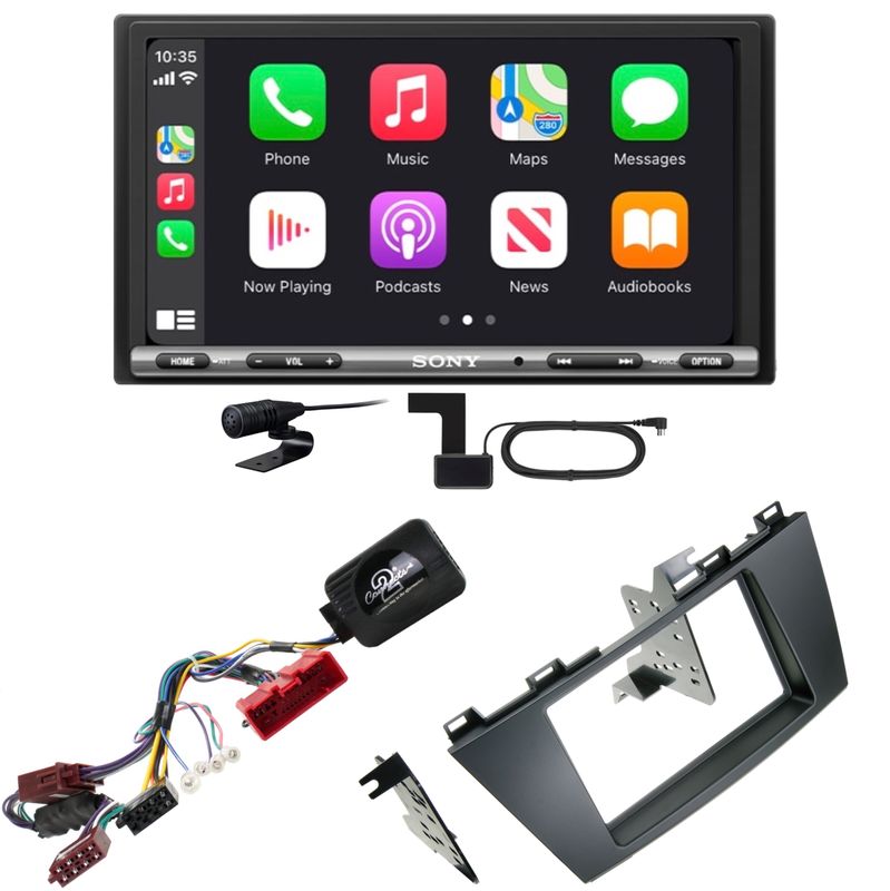 Sony XAV-AX3250 DAB+ Bluetooth CarPlay Android Auto Einbauset für Mazda 5 CW Sony XAV-AX3250 DAB+ Bluetooth CarPlay Android Auto Einbauset für Mazda 5 CW