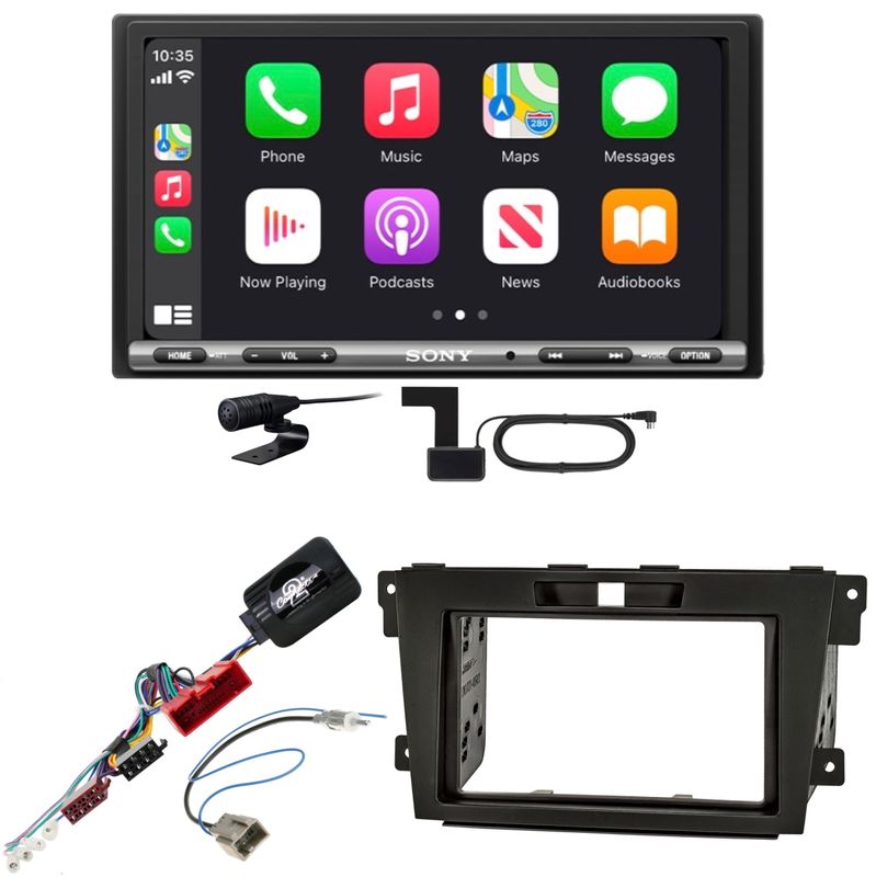 Sony XAV-AX3250 DAB+ Bluetooth CarPlay Android Auto Einbauset für Mazda CX-7 Sony XAV-AX3250 DAB+ Bluetooth CarPlay Android Auto Einbauset für Mazda CX-7
