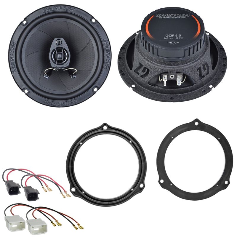 Ground Zero GZIF 6.5 Lautsprecher Einbauset für Ford Focus 2 C-Max Kuga hinten