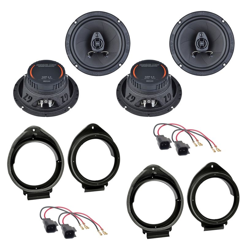 Ground Zero GZIF 6.5 Lautsprecher Einbauset für Opel Astra K Zafira C Tourer Ground Zero GZIF 6.5 Lautsprecher Einbauset für Opel Astra K Zafira C Tourer