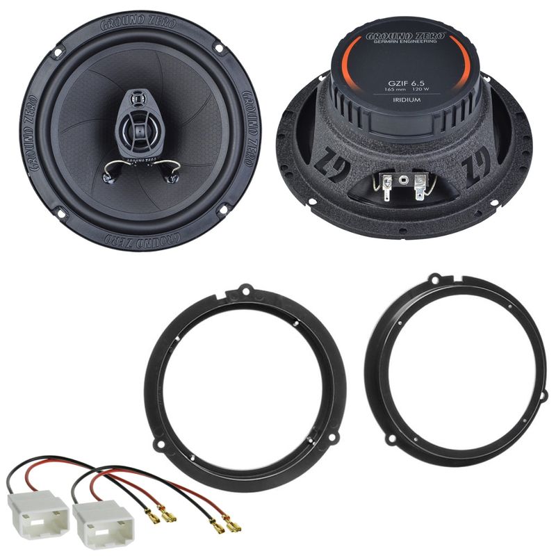 Ground Zero GZIF 6.5 16,5 cm Koaxial Lautsprecher Einbauset für Ford C-Max DXA Ground Zero GZIF 6.5 16,5 cm Koaxial Lautsprecher Einbauset für Ford C-Max DXA