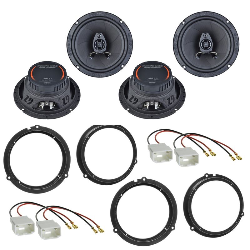 Ground Zero GZIF 6.5 Koax Lautsprecher Einbauset für Ford Fiesta JA8 Focus 3 DYB Ground Zero GZIF 6.5 Koax Lautsprecher Einbauset für Ford Fiesta JA8 Focus 3 DYB