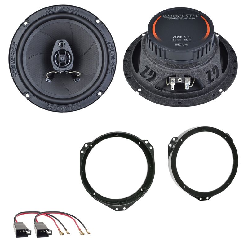 Ground Zero GZIF 6.5 16,5 cm Koaxial Einbauset für Astra F G Calibra Meriva A Ground Zero GZIF 6.5 16,5 cm Koaxial Einbauset für Astra F G Calibra Meriva A
