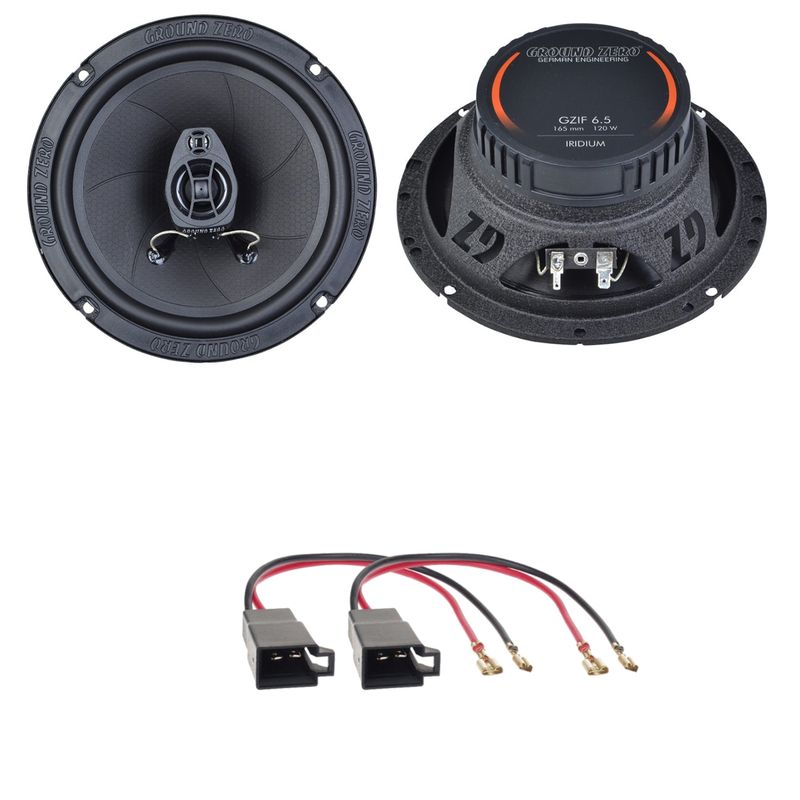 Ground Zero GZIF 6.5 16,5 cm Lautsprecher Einbauset für Golf 3 Vento Passat 35i