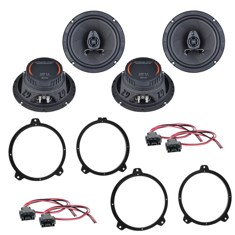 Ground Zero GZIF 6.5 Koaxial Einbauset für E46 Limousine Coupé vorne hinten Ground Zero GZIF 6.5 Koaxial Einbauset für E46 Limousine Coupé vorne hinten