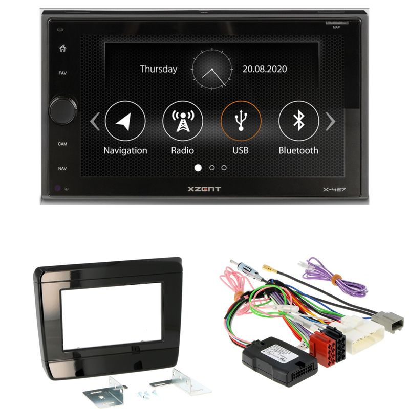 XZENT X-427 Bluetooth Moniceiver USB MP3 Einbauset für Isuzu D-Max 3 ab 2020 XZENT X-427 Bluetooth Moniceiver USB MP3 Einbauset für Isuzu D-Max 3 ab 2020