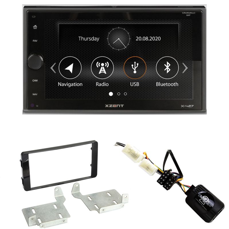 XZENT X-427 Bluetooth Moniceiver DAB+ USB Einbauset für Mitsubishi ASX ab 2015