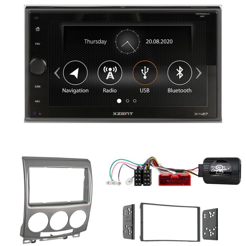 XZENT X-427 Bluetooth Moniceiver DAB+ Autoradio USB MP3 Einbauset für Mazda 5 CR XZENT X-427 Bluetooth Moniceiver DAB+ Autoradio USB MP3 Einbauset für Mazda 5 CR