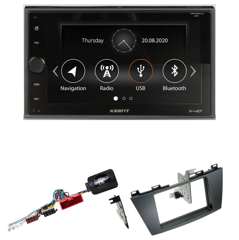XZENT X-427 Bluetooth Moniceiver DAB+ Autoradio USB MP3 Einbauset für Mazda 5 CW XZENT X-427 Bluetooth Moniceiver DAB+ Autoradio USB MP3 Einbauset für Mazda 5 CW