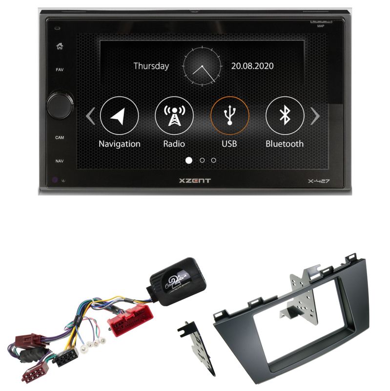 XZENT X-427 Bluetooth Moniceiver DAB+ Autoradio USB MP3 Einbauset für Mazda 5 CW XZENT X-427 Bluetooth Moniceiver DAB+ Autoradio USB MP3 Einbauset für Mazda 5 CW