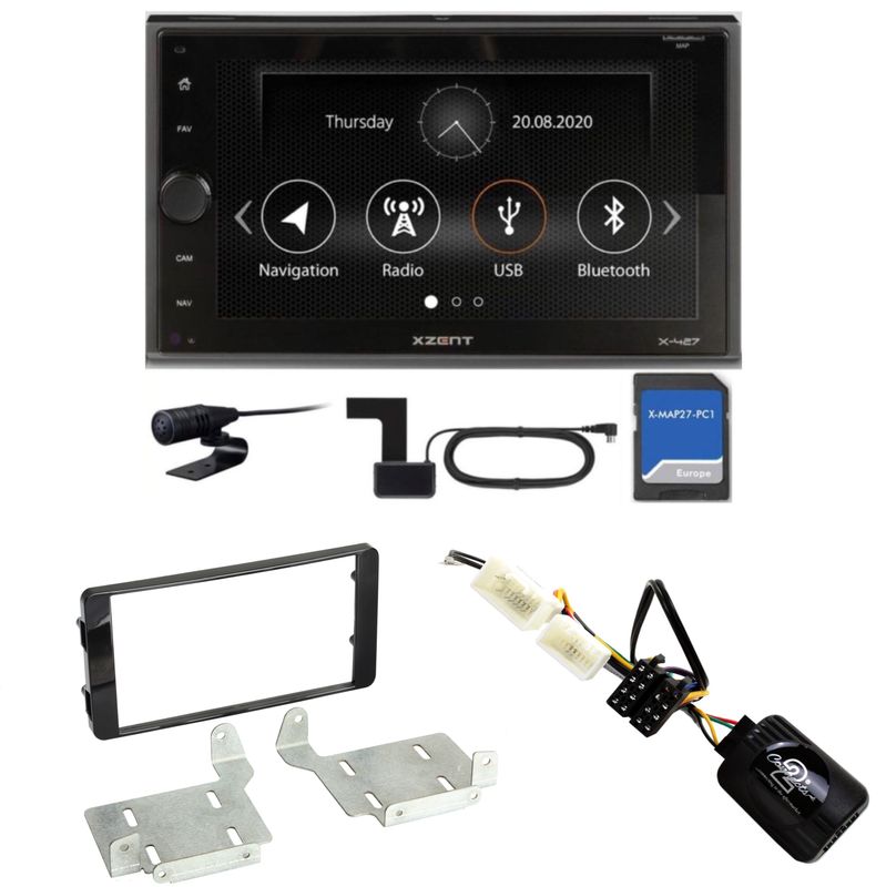 XZENT X-427 Bluetooth Naviceiver DAB+ USB Einbauset für Mitsubishi ASX ab 2015