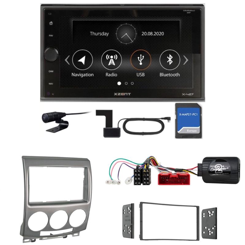 XZENT X-427 Bluetooth Naviceiver DAB+ Autoradio USB MP3 Einbauset für Mazda 5 CR XZENT X-427 Bluetooth Naviceiver DAB+ Autoradio USB MP3 Einbauset für Mazda 5 CR
