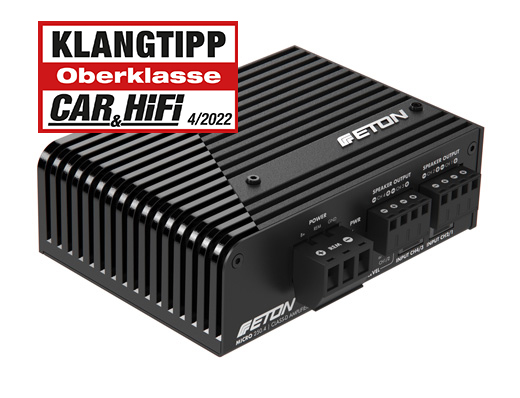 ETON Micro250.4 4-Kanal Verstärker Endstufe Micro 250.4 ETON Micro250.4 4-Kanal Verstärker Endstufe Micro 250.4
