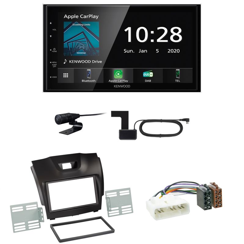 Kenwood DMX-5020DABS CarPlay Android Auto USB MP3 Einbauset für Isuzu D-Max 2 Kenwood DMX-5020DABS CarPlay Android Auto USB MP3 Einbauset für Isuzu D-Max 2