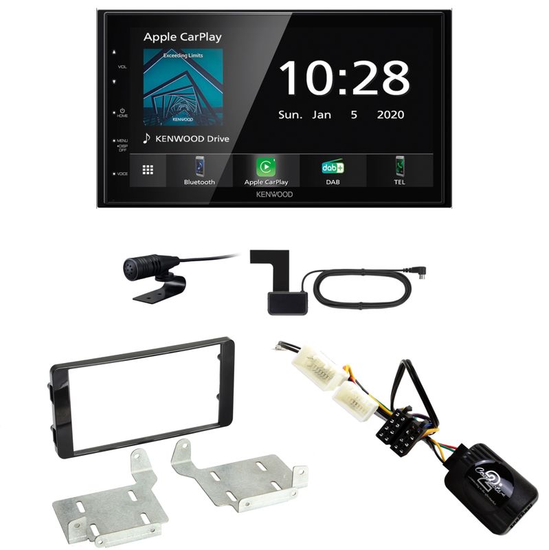 Kenwood DMX-5020DABS CarPlay Android Auto Einbauset für Mitsubishi ASX ab 2015 Kenwood DMX-5020DABS CarPlay Android Auto Einbauset für Mitsubishi ASX ab 2015