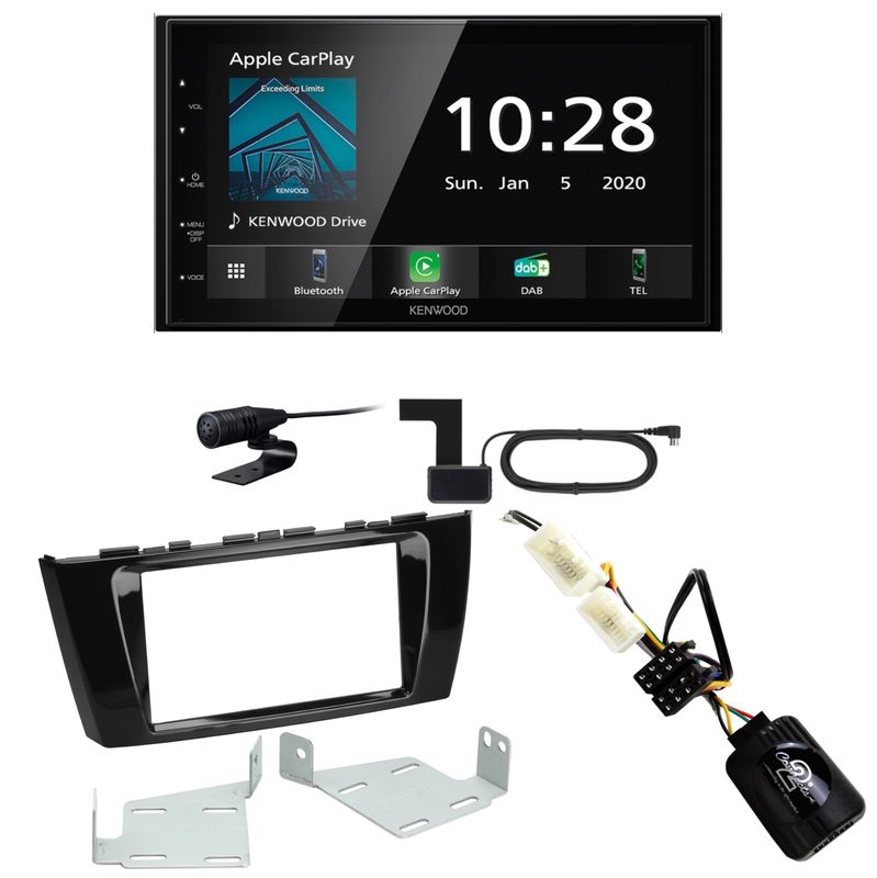 Kenwood DMX-5020DABS CarPlay Android Auto Einbauset für Mitsubishi Space Star Kenwood DMX-5020DABS CarPlay Android Auto Einbauset für Mitsubishi Space Star