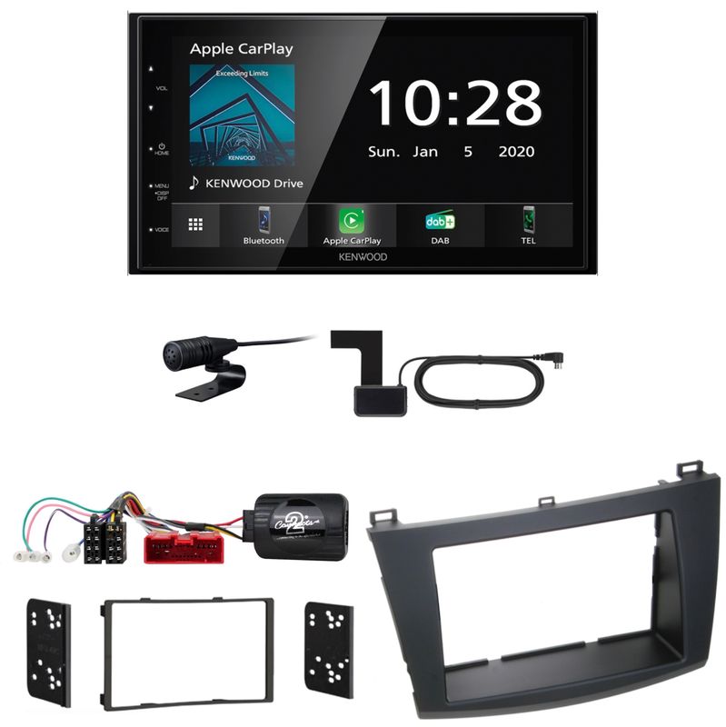 Kenwood DMX-5020DABS CarPlay Android Auto USB Bluetooth Einbauset für Mazda 3 BL Kenwood DMX-5020DABS CarPlay Android Auto USB Bluetooth Einbauset für Mazda 3 BL