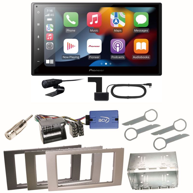 Pioneer SPH-DA360DAB CarPlay USB Einbauset für Ford Kuga Fusion Galaxy S-Max Pioneer SPH-DA360DAB CarPlay USB Einbauset für Ford Kuga Fusion Galaxy S-Max