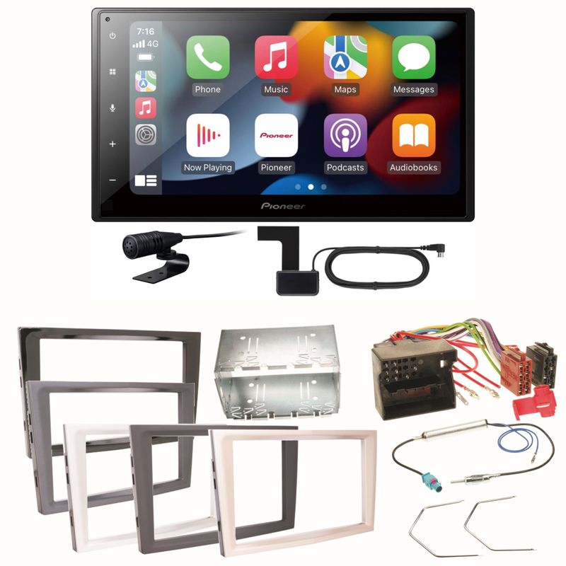 Pioneer SPH-DA360DAB CarPlay Einbauset für Opel Astra H Corsa D Zafira B Antara Pioneer SPH-DA360DAB CarPlay Einbauset für Opel Astra H Corsa D Zafira B Antara