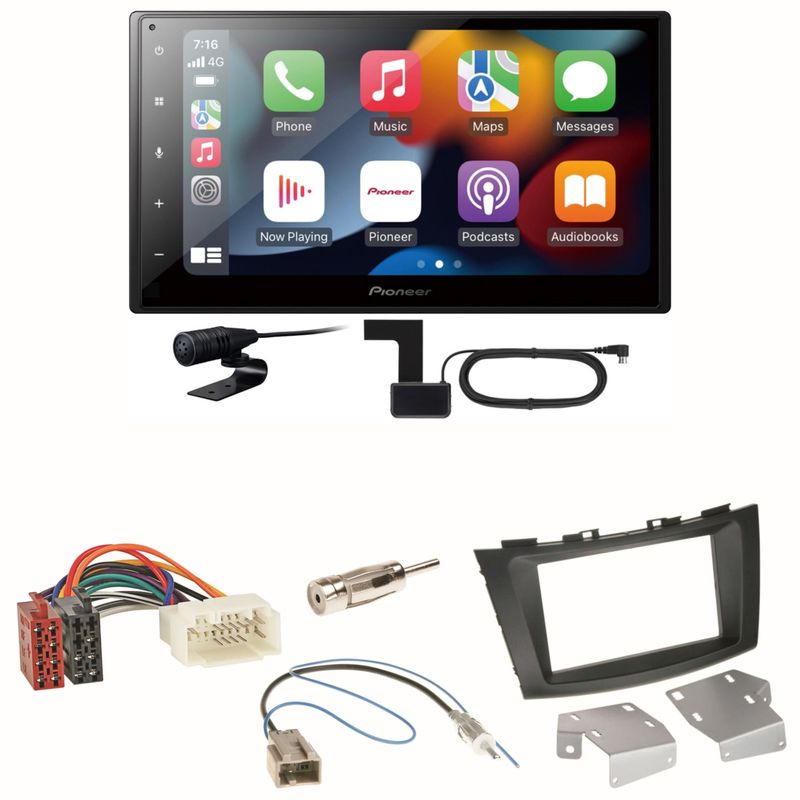 Pioneer SPH-DA360DAB Android Auto CarPlay Einbauset für Suzuki Swift Sport FZ NZ