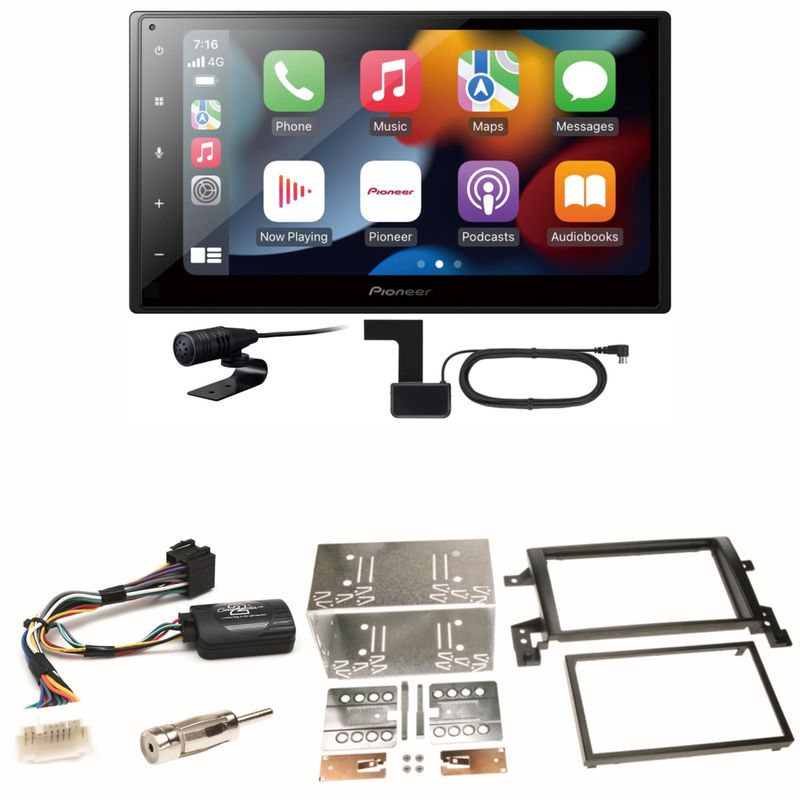 Pioneer SPH-DA360DAB Android Auto CarPlay Einbauset für Suzuki Grand Vitara JT