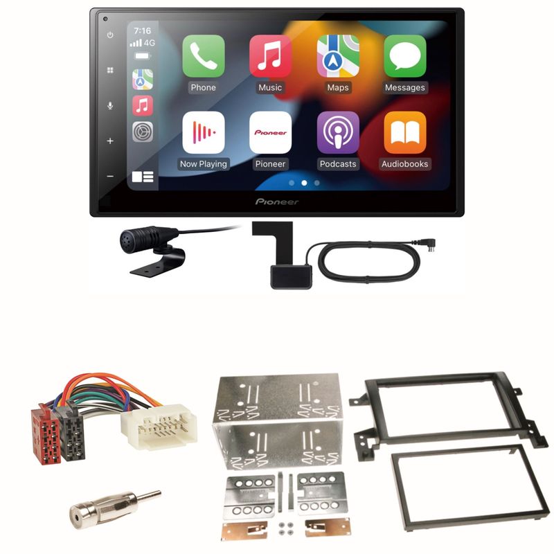 Pioneer SPH-DA360DAB Android Auto CarPlay Einbauset für Suzuki Grand Vitara JT
