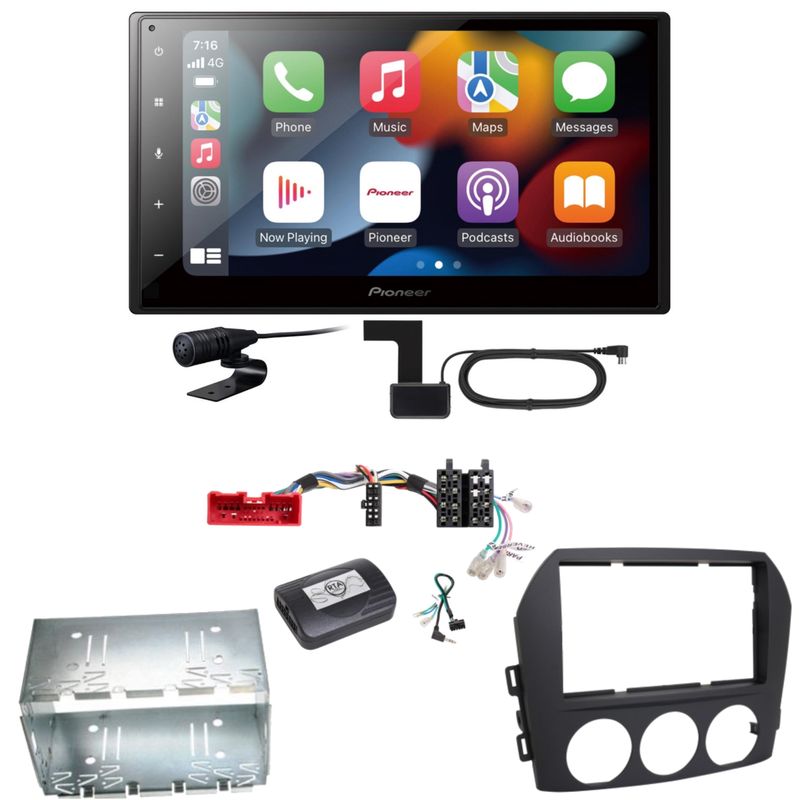 Pioneer SPH-DA360DAB DAB+ Android Auto CarPlay Einbauset für Mazda MX-5 NC Pioneer SPH-DA360DAB DAB+ Android Auto CarPlay Einbauset für Mazda MX-5 NC