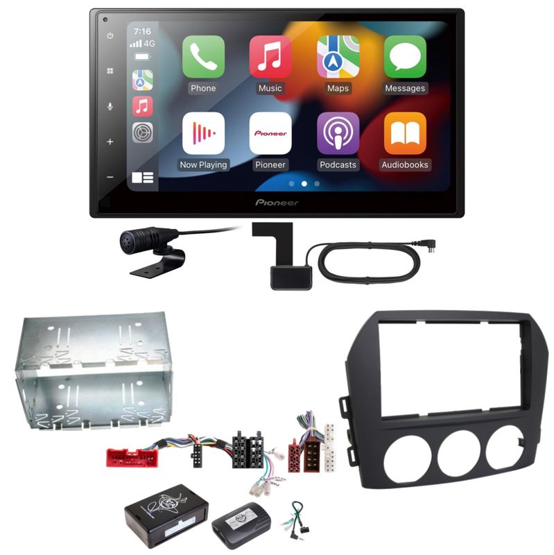 Pioneer SPH-DA360DAB DAB+ Android Auto CarPlay Einbauset für Mazda MX-5 NC Pioneer SPH-DA360DAB DAB+ Android Auto CarPlay Einbauset für Mazda MX-5 NC