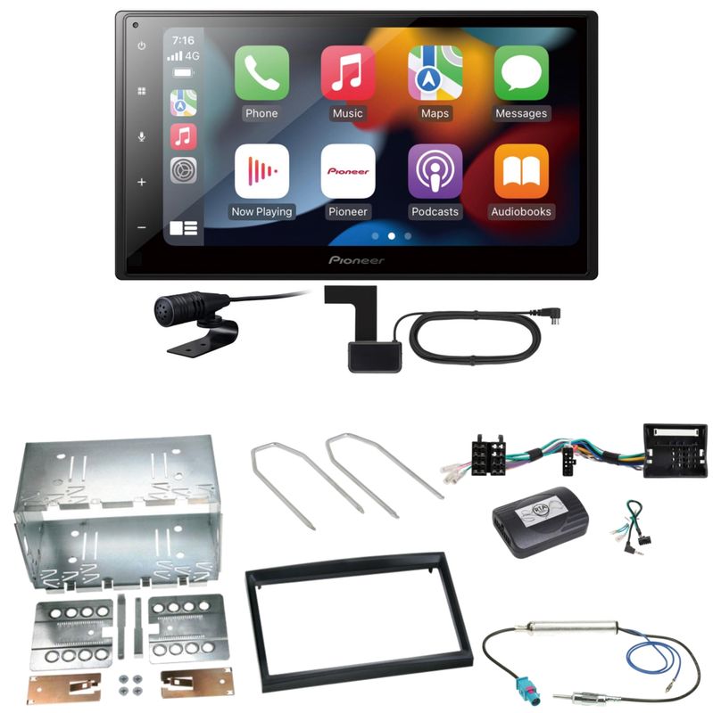 Pioneer SPH-DA360DAB CarPlay USB Einbauset für Peugeot 207 307 Partner Expert Pioneer SPH-DA360DAB CarPlay USB Einbauset für Peugeot 207 307 Partner Expert