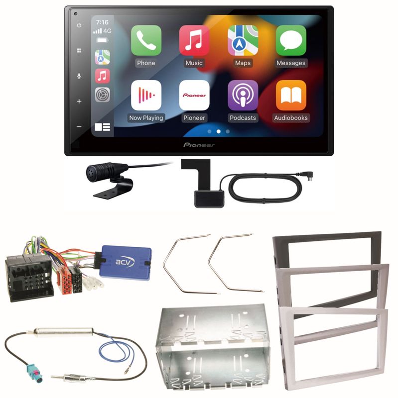 Pioneer SPH-DA360DAB CarPlay Einbauset für Opel Signum Corsa C Tigra Twintop Pioneer SPH-DA360DAB CarPlay Einbauset für Opel Signum Corsa C Tigra Twintop