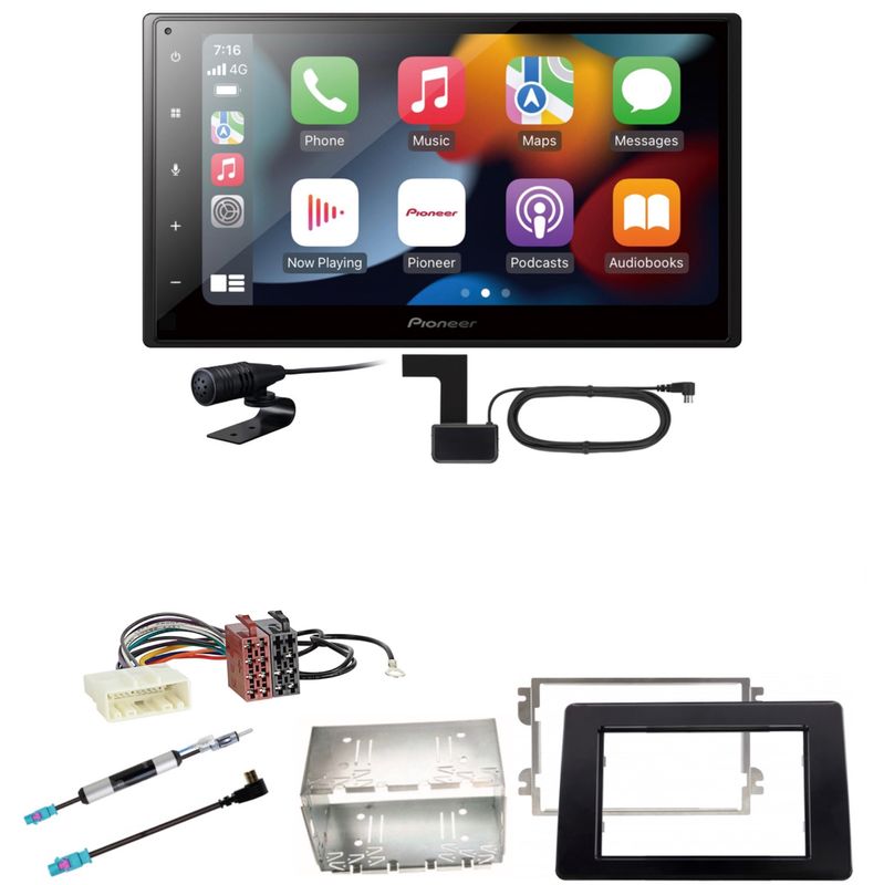 Pioneer SPH-DA360DAB CarPlay Android Auto DAB+ Einbauset für Opel Movano ab 2019 Pioneer SPH-DA360DAB CarPlay Android Auto DAB+ Einbauset für Opel Movano ab 2019