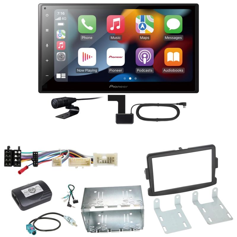 Pioneer SPH-DA360DAB Bluetooth CarPlay DAB+ Einbauset für Opel Vivaro Movano B Pioneer SPH-DA360DAB Bluetooth CarPlay DAB+ Einbauset für Opel Vivaro Movano B