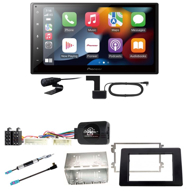 Pioneer SPH-DA360DAB Bluetooth Android Auto Einbauset für Opel Movano ab 2019 Pioneer SPH-DA360DAB Bluetooth Android Auto Einbauset für Opel Movano ab 2019