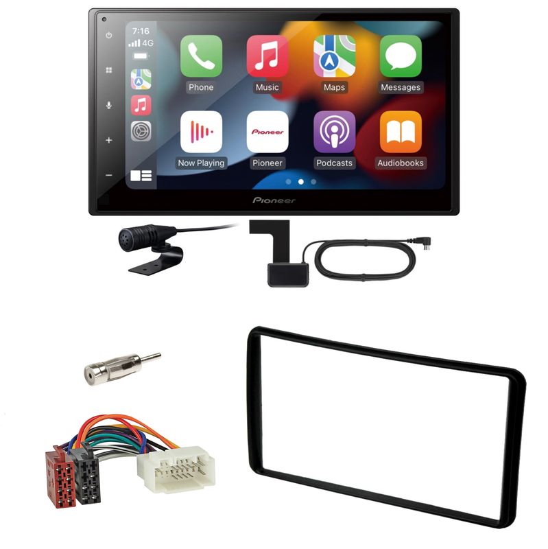 Pioneer SPH-DA360DAB CarPlay Android Auto USB MP3 Einbauset für Suzuki Jimny FJ