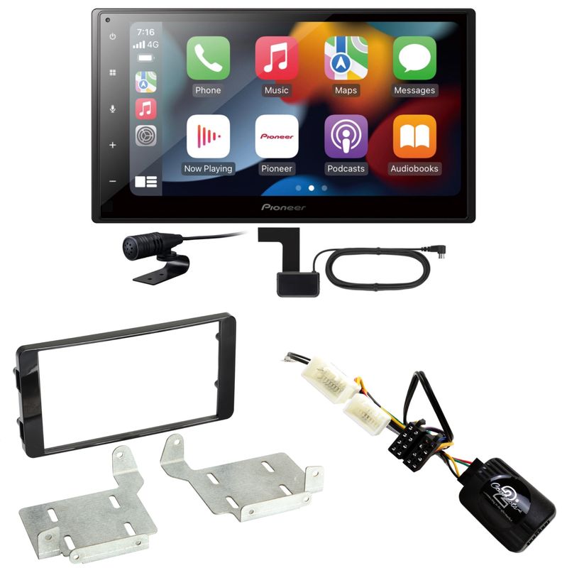 Pioneer SPH-DA360DAB CarPlay Android Auto Einbauset für Mitsubishi ASX ab 2015 Pioneer SPH-DA360DAB CarPlay Android Auto Einbauset für Mitsubishi ASX ab 2015